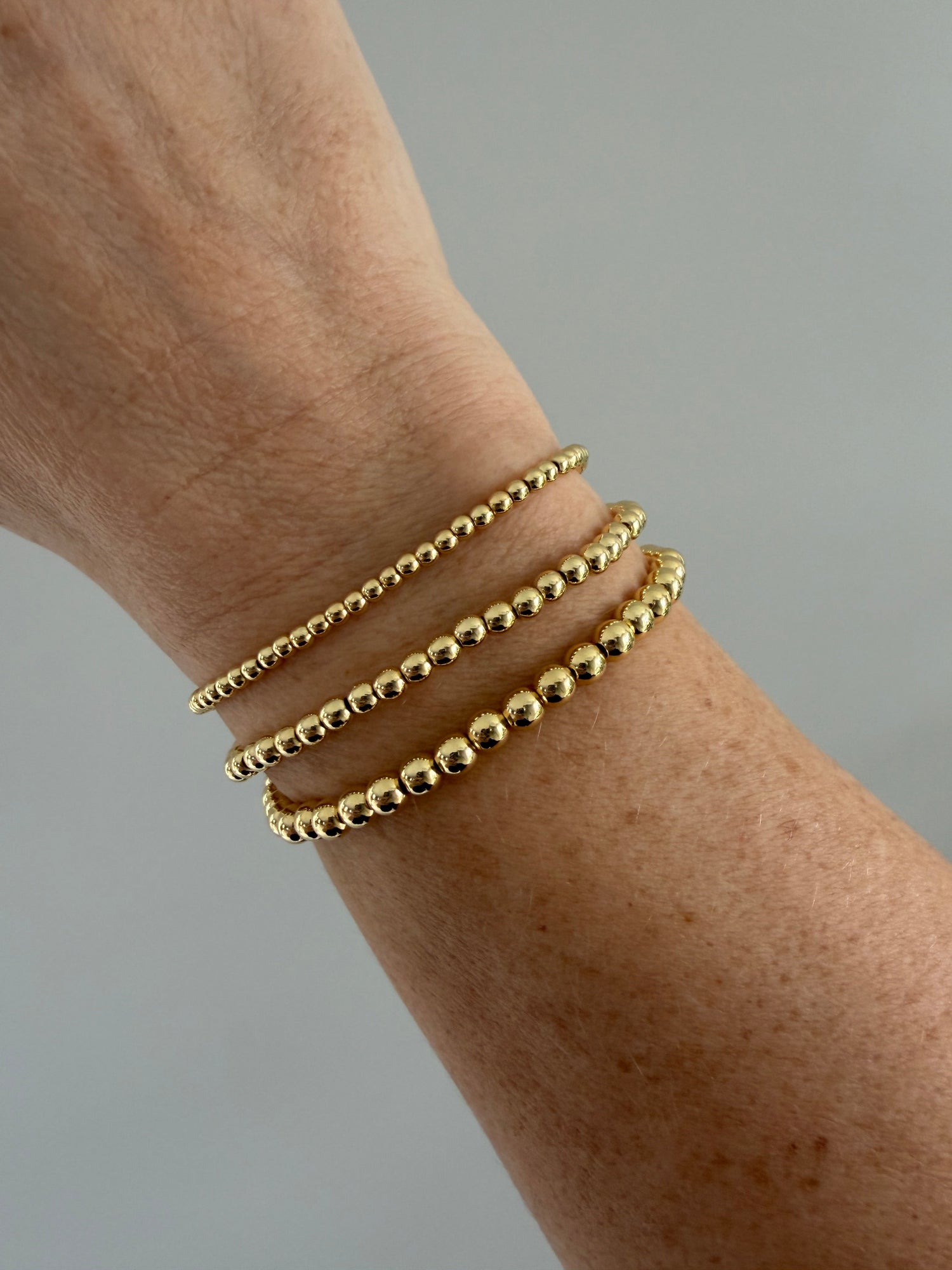 Gold bracelets