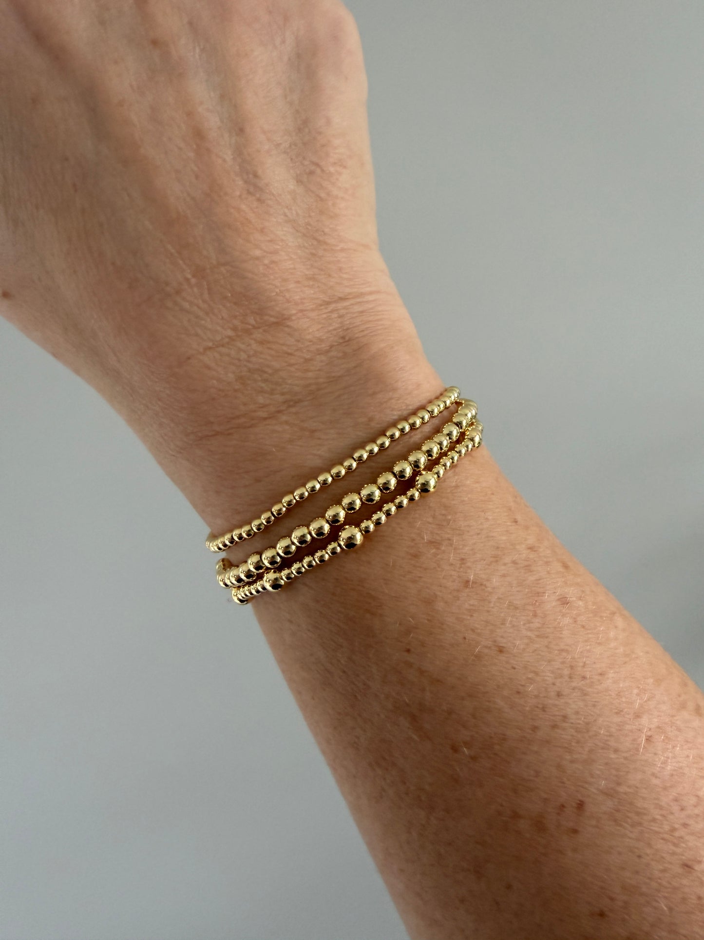 18K Gold-Filled Emma Beaded Bracelet | Everyday Stackable Bracelet