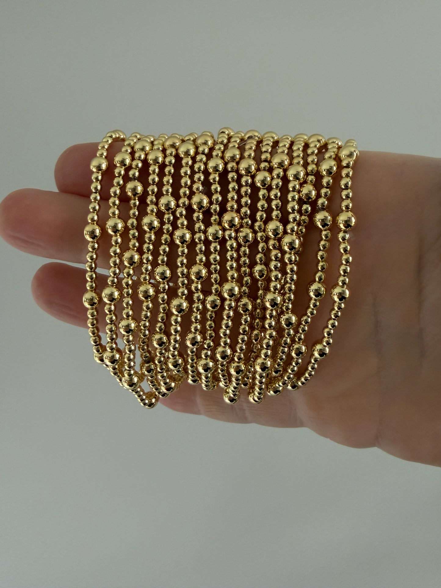 18K Gold-Filled Emma Beaded Bracelet | Everyday Stackable Bracelet